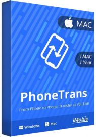 PhoneTrans - 1 Mac- 1 Year