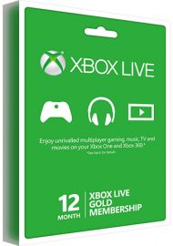 Xbox Live Gold Membership - 12 Month Global