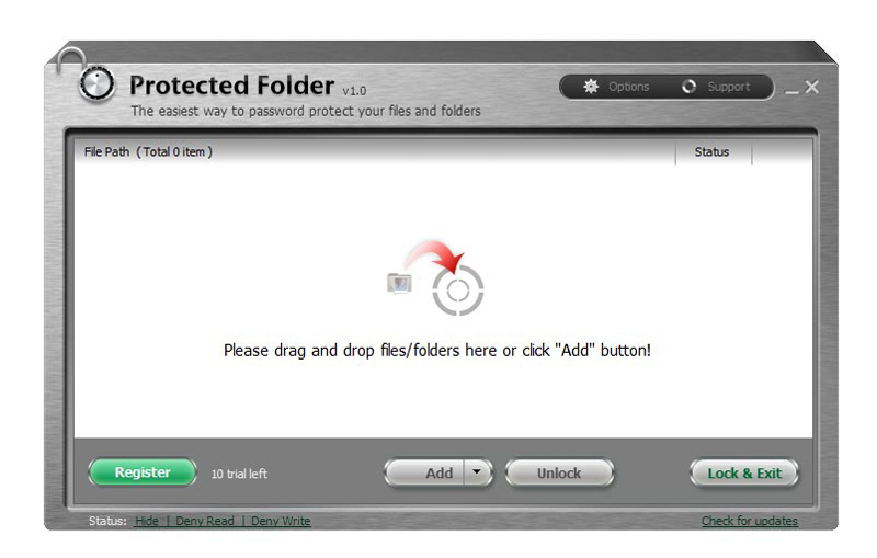 iObit Protected Folder Key
